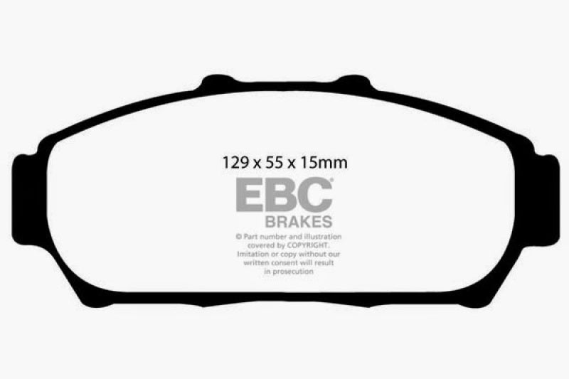 EBC DP21206 fits Acura 94-01 Integra 1.8 Greenstuff Front Brake Pads