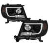 Spyder 5084514 fits Toyota 05-11 Tacoma Projector Headlights - Light Bar DRL -