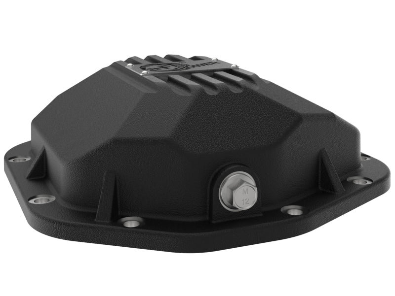 AFE 46-7111BB Pro Series Dana 44 Front & Rear Diff Cover Black w/ Mach Fins 97-
