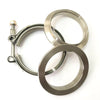 Ticon 103-06310-0002 Industries 2.5in Titanium V-Band Clamp Assembly (2 Flanges/1 Clamp)