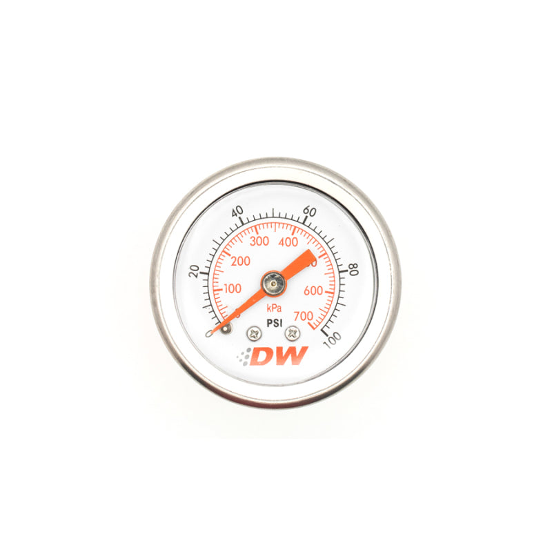 DeatschWerks 6-01-G 0-100 PSI 1/8in NPT Mechanical Fuel Pressure Gauge