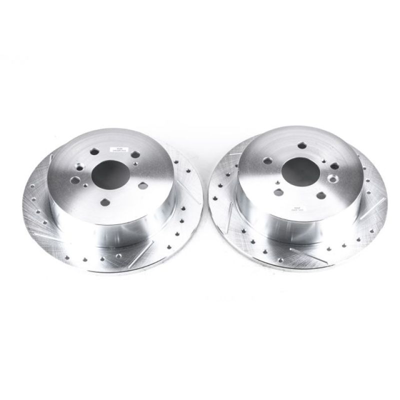 PowerStop fits Toyota 09-16 Venza Rear Evolution Drilled & Slotted Rotors - Pair