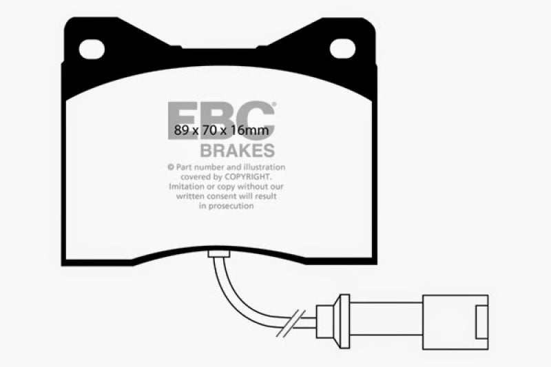 EBC DP2753 fits Alfa Romeo 79-86 6 2.0 Greenstuff Front Brake Pads