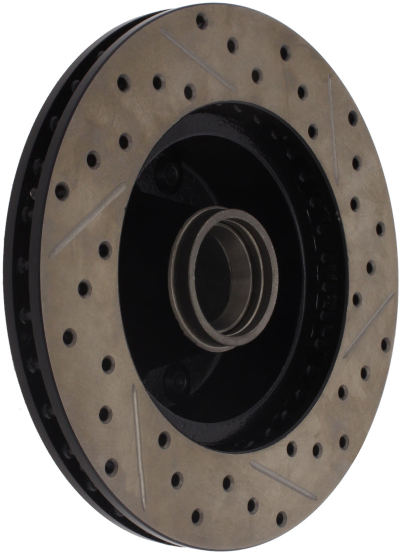 Stoptech 127.62000R Slotted & Drilled Sport Brake Rotor