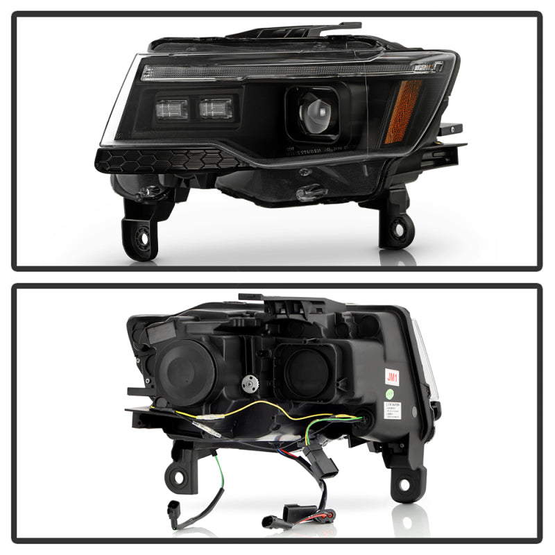 Spyder 5088949 14-21 fits Jeep Grand Cherokee Proj Headlights - Halogen Model O