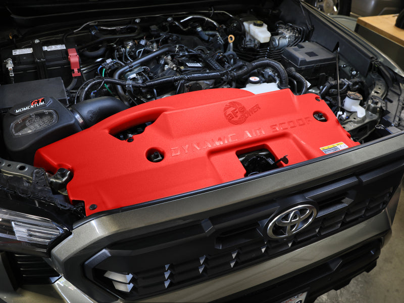 aFe 50-70119AR POWER Red Edition Dynamic Air Scoop XL for Intake Kits 50-70119D and 50-70119R