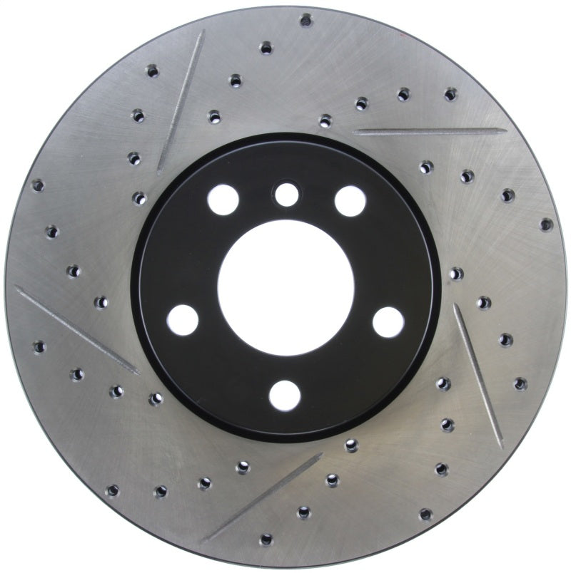Stoptech 127.34098R Slotted & Drilled Sport Brake Rotor