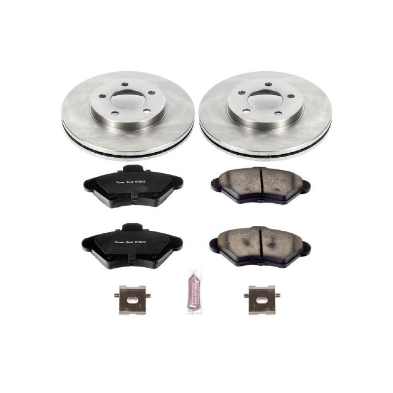 PowerStop KOE1325 fits Ford 93-97 Thunderbird Front Autospecialty Brake Kit