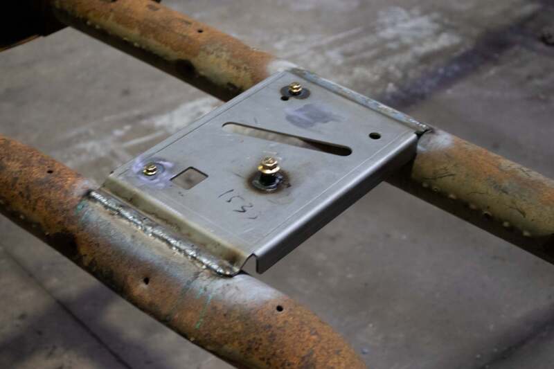 RustBuster RB7351 Spare Tire Plate For Rear Frame Crossmember