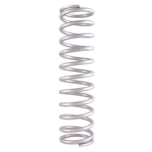 QA1 12-525 2-1/2in ID Spring - 12in Length x 525lbs/in - Silver Powder Coated