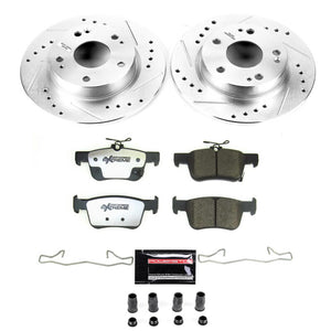 Power Stop K8330-26 20-22 fits Honda Civic Rear Z26 Street Brake Kit