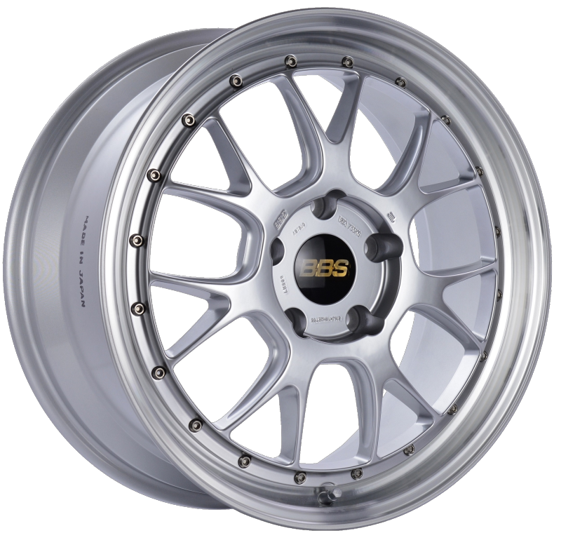 BBS LM309DSPK LM-R 19x8.5 5x130 ET55 CB71.6 Diamond Silver Center Diamond Cut Lip Wheel