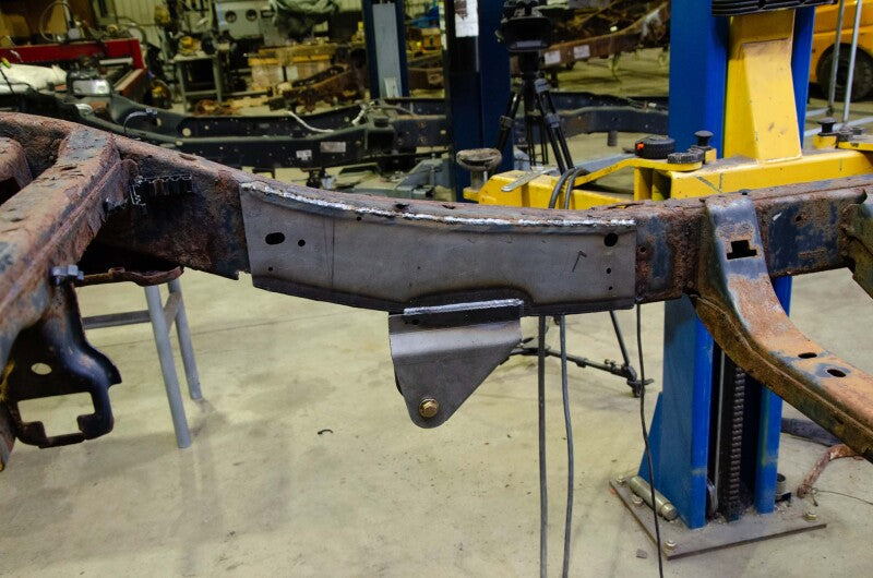 RustBuster RB7516R Rust Buster 06-10 Hummer H3 Leaf Spring Frame Section - Right
