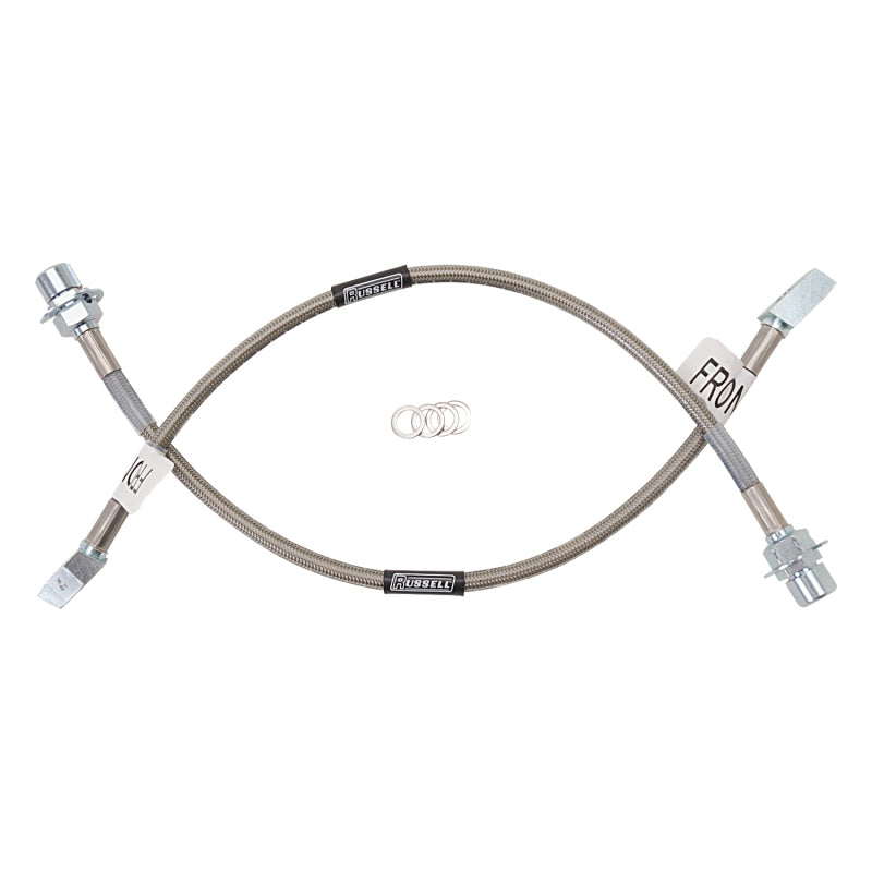 Russell 693170 Performance 96-01 fits Ford Mustang Cobra (Fronts Only) Brake Line Kit