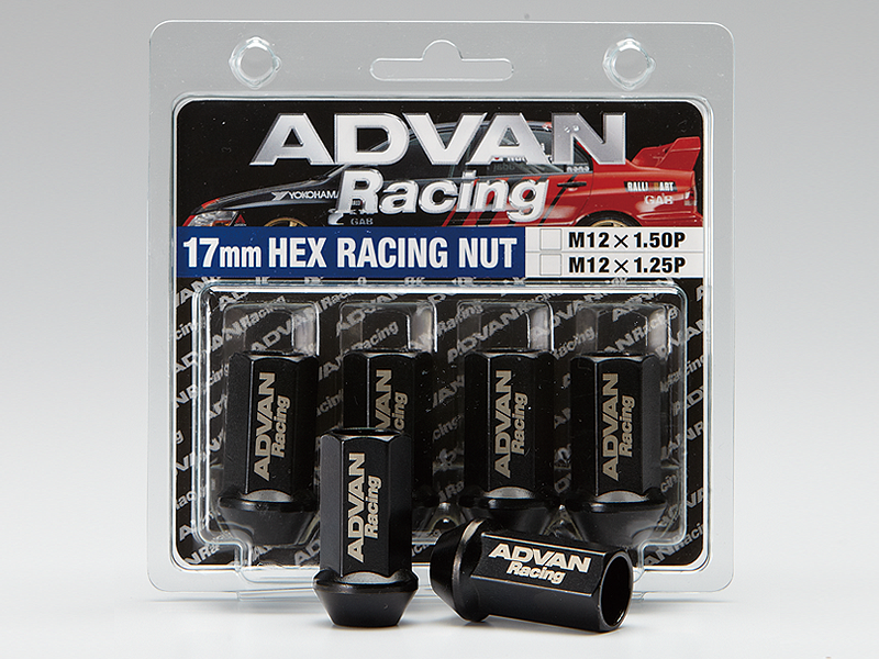 Advan V0264 Lug Nut 12X1.5 (Black) - 4 Pack