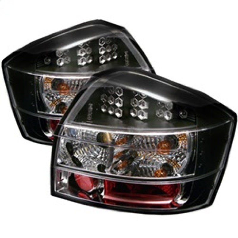 Spyder 5000026 fits Audi 02-05 A4 LED Tail Lights Black ALT-YD-AA402-LED-BK