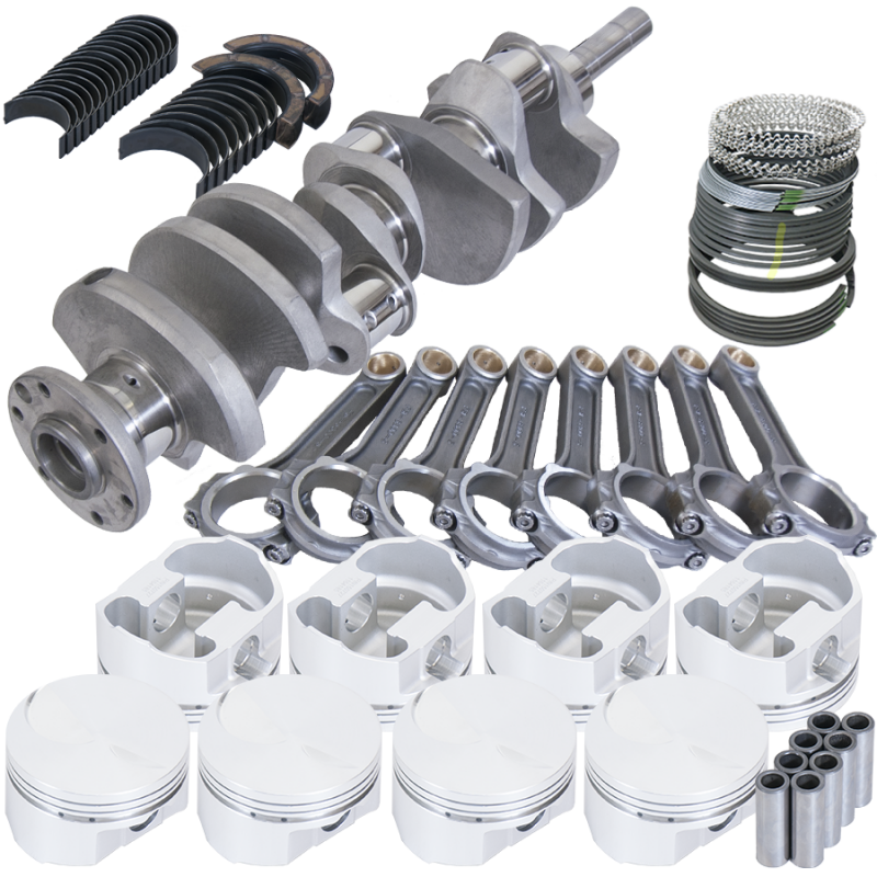 Eagle 65016080 fits Ford 460 4.140in Crank 6.800in I-Beam Rods -3cc Flat Top 4.440in Pistons Rotating Assembly