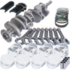 Eagle 65016080 fits Ford 460 4.140in Crank 6.800in I-Beam Rods -3cc Flat Top 4.440in Pistons Rotating Assembly