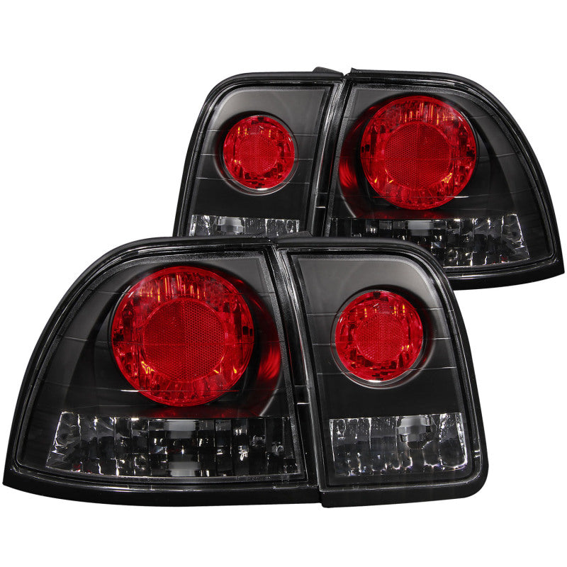 ANZO 221039 1997 fits Honda 96-19 Accord Taillights Black