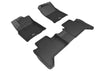 3D MAXpider 23-24 fits Kia Sportage Gas Kagu Black Floor Mat - Row 2