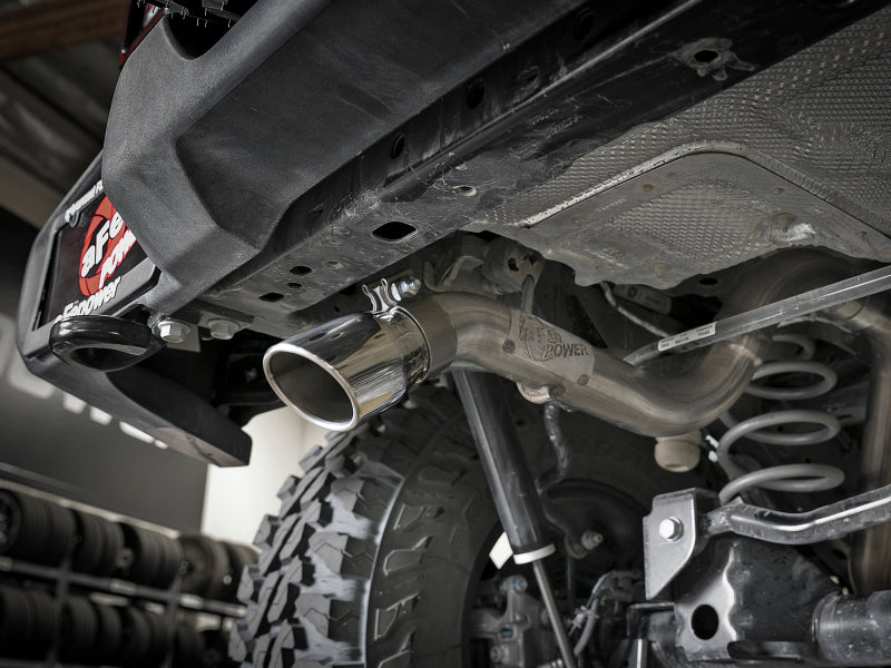 AFE 49-48075-P orce-Xp 2.5in 409SS Axle-Back Hi-Tuck Exh Sys w/ Pol Tip 18-20 f