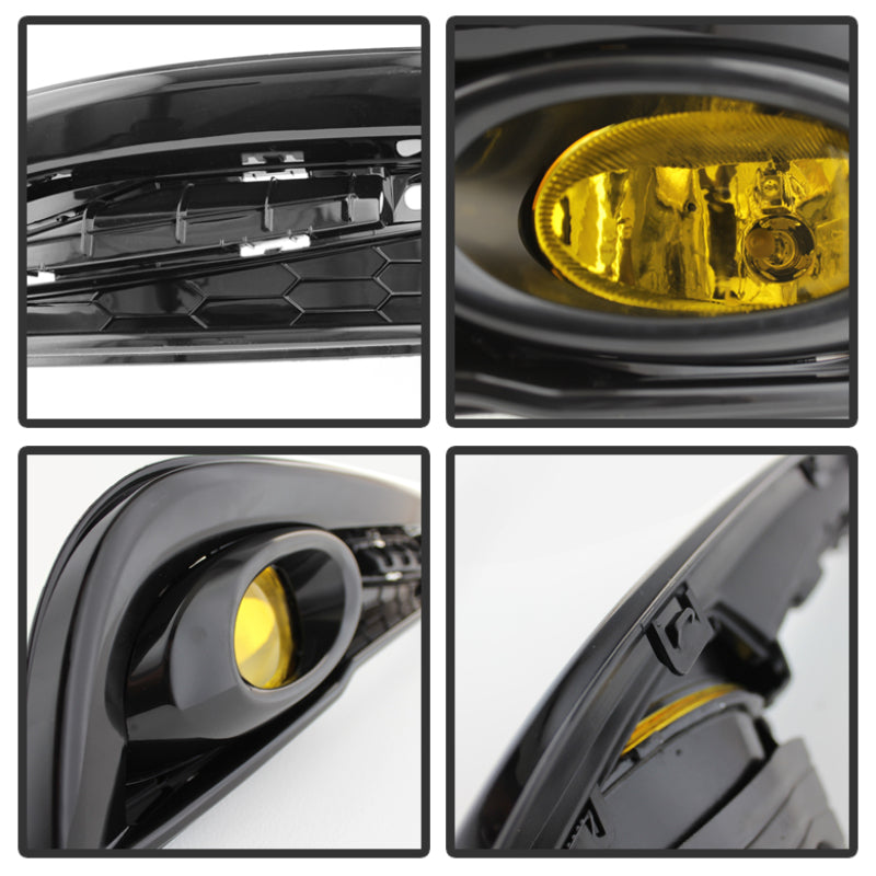 SPYDER 5077752 fits Honda Civic 2013-2014 4dr OEM Fog Light W/Switch Yellow
