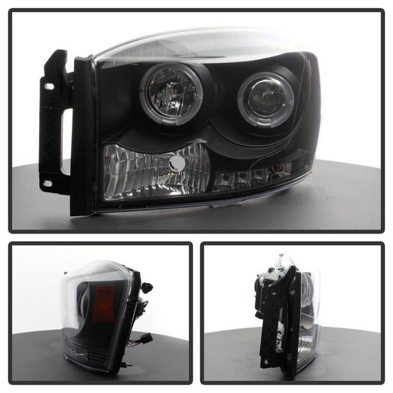 Spyder 5010001 fits Dodge 06-08 Ram 1500 /Ram 2500 06-09 Projector Headlights L