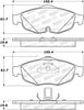 Stoptech 305.0869 Street Select Brake Pads