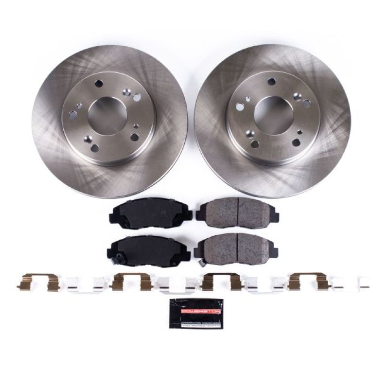 PowerStop KOE2384 fits Honda 06-11 Civic Front Autospecialty Brake Kit