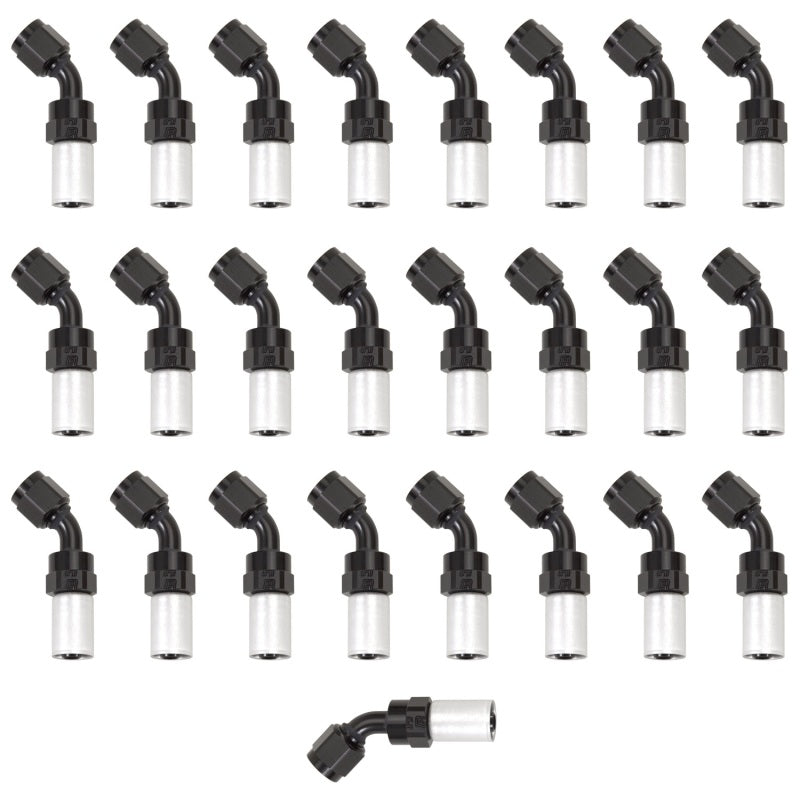 Russell 610418 Performance -4 AN Proclassic Crimp 45 Degree End (O.D. 0.450) (Qty. 25)