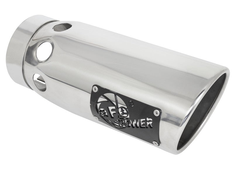 AFE 49-44126-P Bore-HD 4in 409SS DPF-Back Exhaust System w/Polished Tips 20 fit