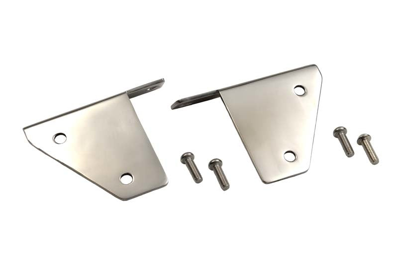 Kentrol 30461 fits Jeep 76-95 CJ/Wrangler YJ Spot Light Bracket Pair - Polished Silver