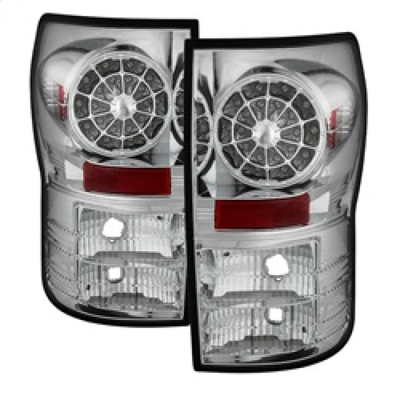 Spyder 5029591 fits Toyota 07-13 Tundra LED Tail lights Chrome ALT-YD-TTU07-LED