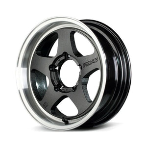 Gram Lights 57FR-X 16x7.0 -06 5-139.7 Glass Black/Rim DC Wheel