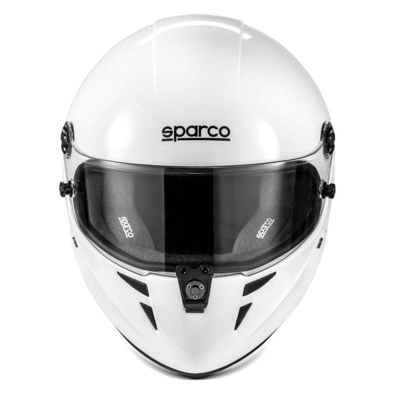 SPARCO BRH0007B0W0100L Stealth RF Helmet - Large - White/Black