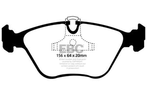 EBC UD725 01-03 fits BMW 525i 2.5 (E39) Ultimax2 Front Brake Pads