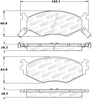 Stoptech 308.0522 Street Brake Pads - Front