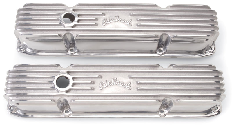 Edelbrock 4192 Valve Cover Classic Series fits Chrysler 383/440 CI V8 Polshed