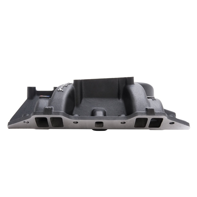 Edelbrock 71933 Performer RPM 440 Manifold Black Powdercoated