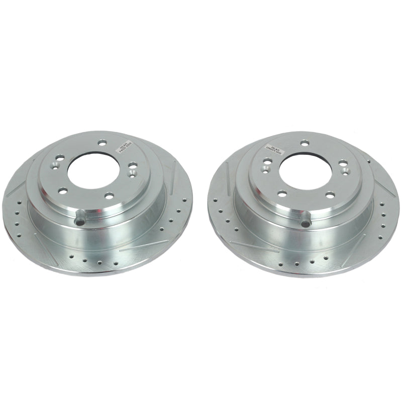 PowerStop fits Kia 04-06 Amanti Rear Evolution Drilled & Slotted Rotors - Pair