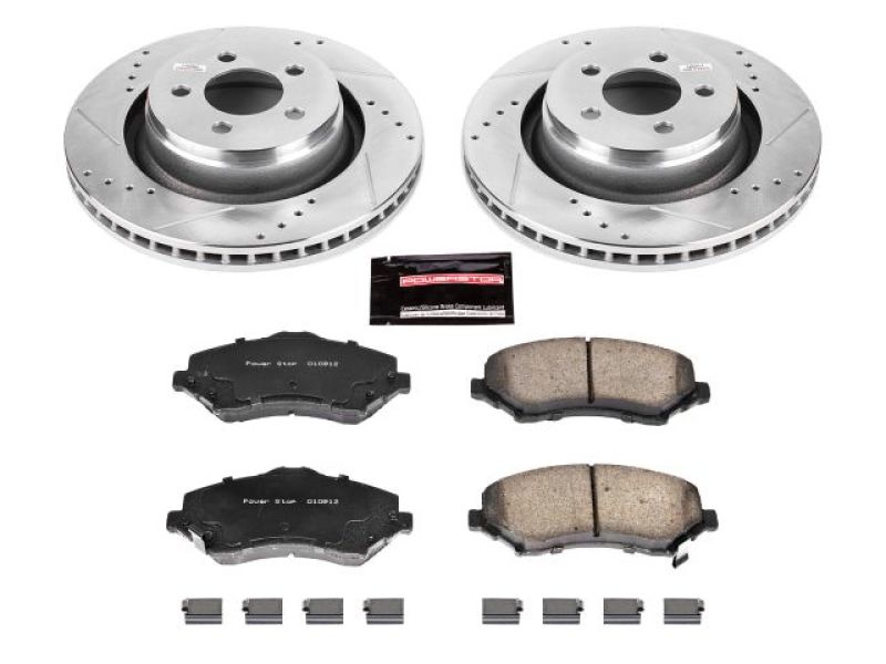 PowerStop K6395 fits Dodge 09-11 Nitro Front Z23 Evolution Sport Brake Kit