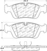 Stoptech 308.0558 96-02 BMW Z3 / 03-08 Z4 / 97-00 323 Front Brake Pads