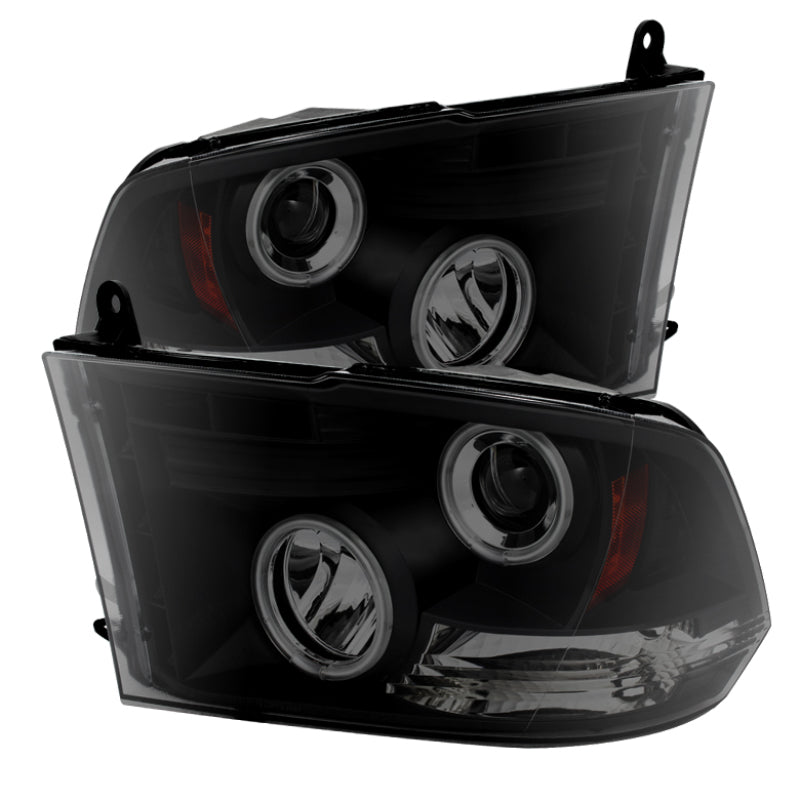 Spyder 5078810 fits Dodge 09-14 Ram 1500 Projector Halogen Model- CCFL Halo LED