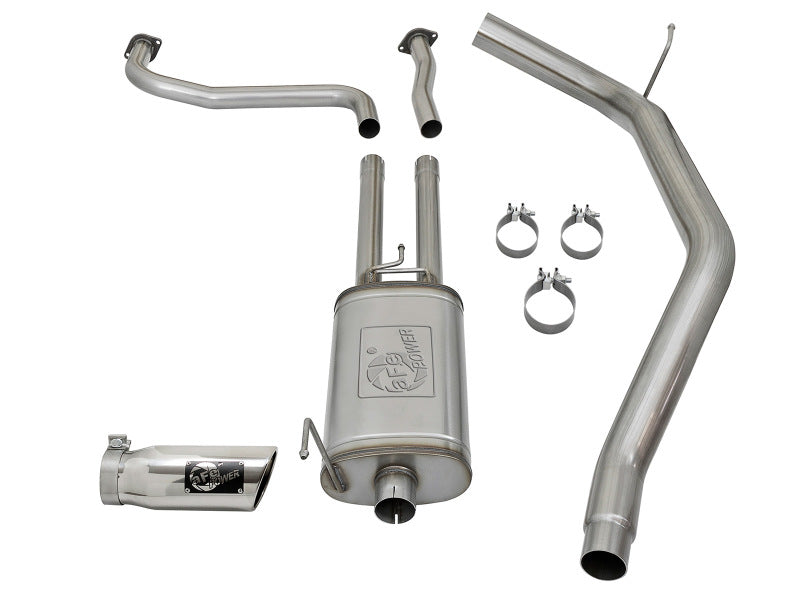 AFE 49-46125-P orce-Xp 2-1/2in Cat-Back Exhaust System w/ Polished Tip 16-17 fi