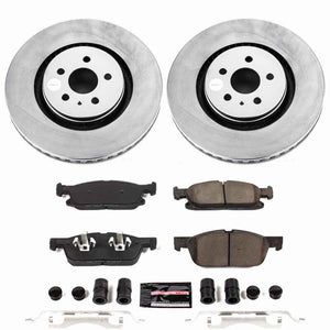 Power Stop 15-20 Ford Edge Front Z23 Coated Brake Kit