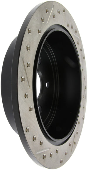Stoptech 127.47029L 08-10 fits Impreza WRX (Exc STi)/08-10 Impreza Coupe/Sedan Slotted & Drilled Left Rear Rotor