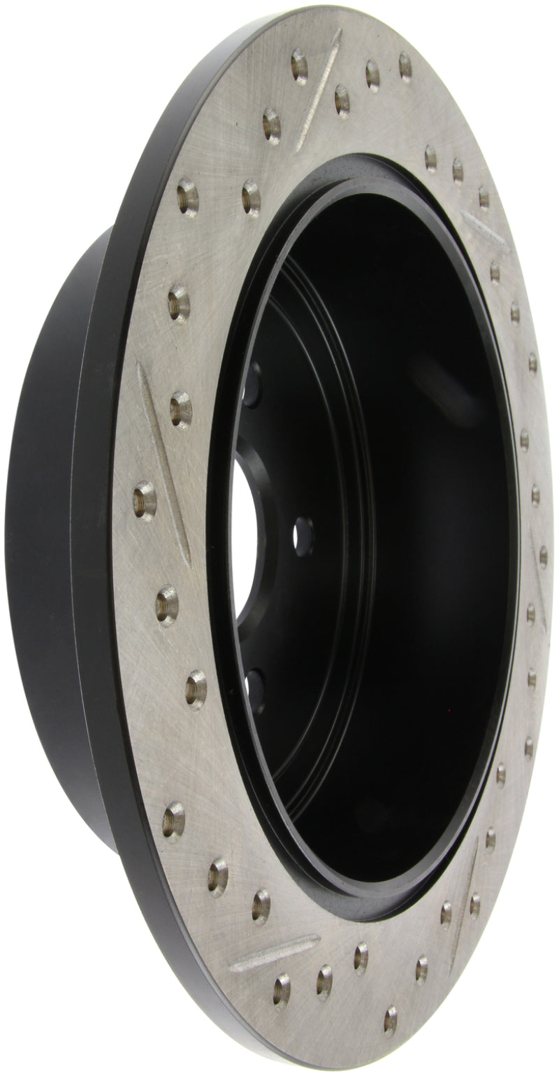 Stoptech 127.47029L 08-10 fits Impreza WRX (Exc STi)/08-10 Impreza Coupe/Sedan Slotted & Drilled Left Rear Rotor