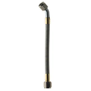 Fragola 385012 -8AN Hose Assemly Straight x 45 Degree Alum Nut 12in
