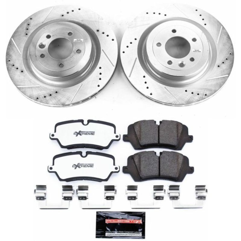 PowerStop K7089 36 13 18 fits Rover Range Rover Rear Z36 Truck & Tow Brake Kit