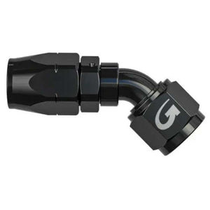 Goodridge 1136-4506BK -6AN 45 Deg Oil Hose End - Black
